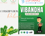 Zupimars Vibandha Granules - Ayurvedic herbal constipation support formula.