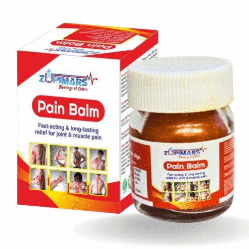 Zupimars Pain Balm for Ayurvedic joint and muscle pain relief.