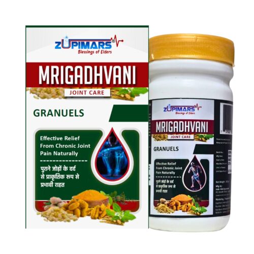 FAKKI Mrigadhvani Joint Care Granules bottle/box.