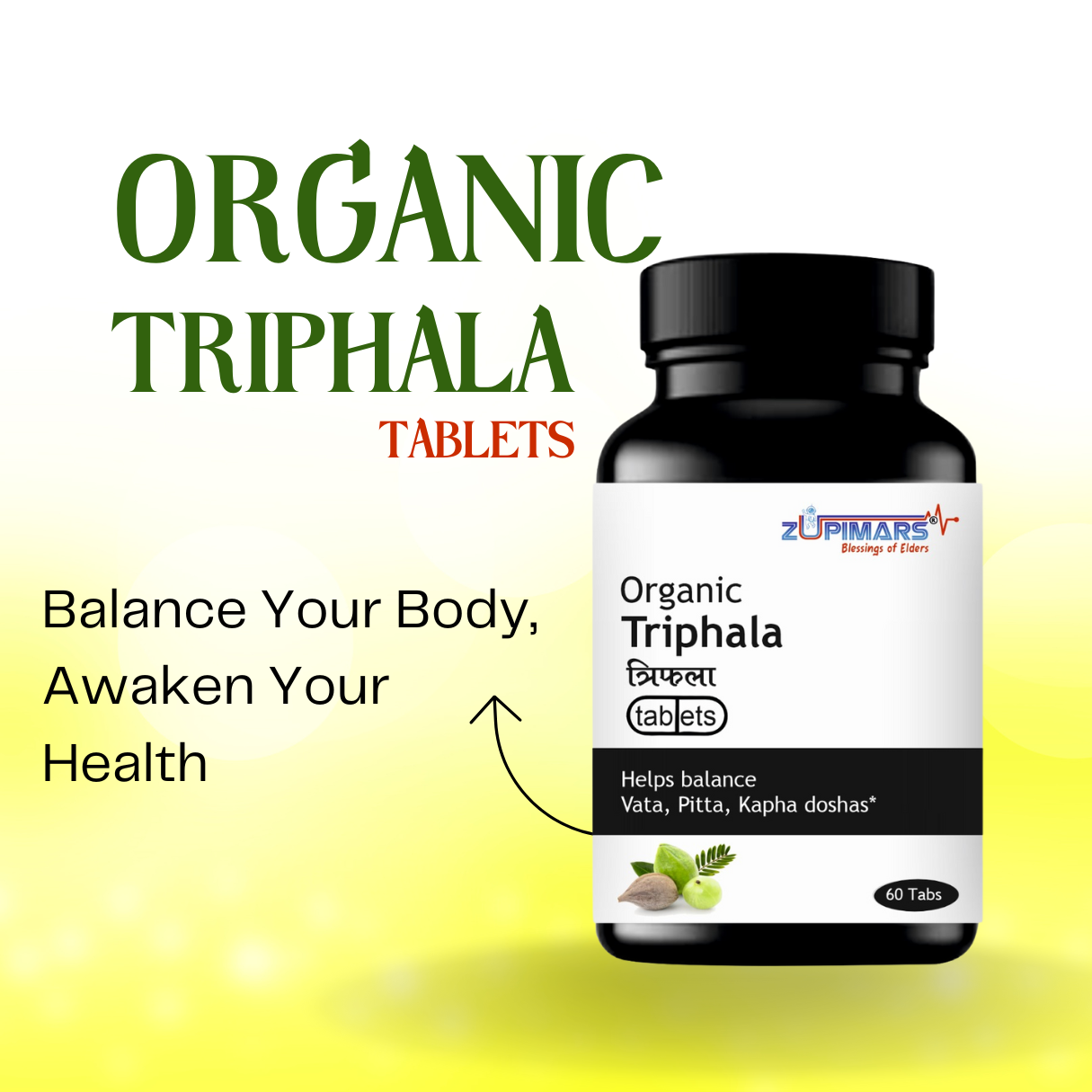 Zupimars Organic Triphala Tablets