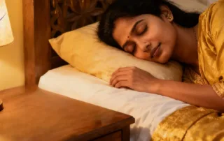 Ayurveda for sleep natural remedies peaceful rest India 2025.