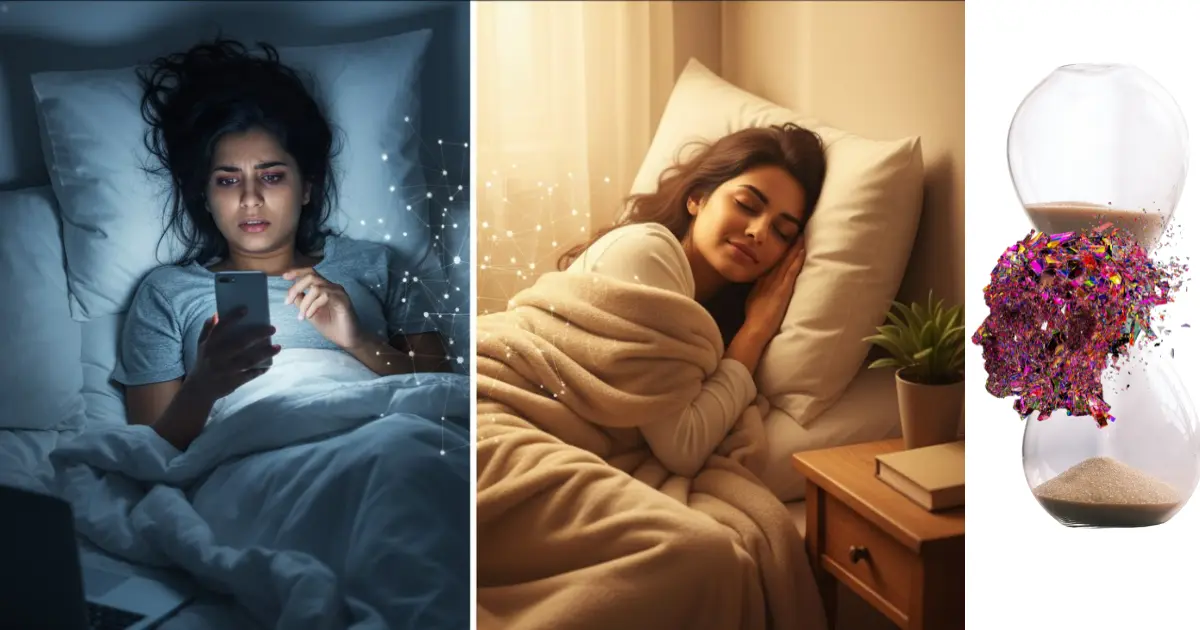 Ayurveda for sleep health risks infographic sleep deprivation dangers